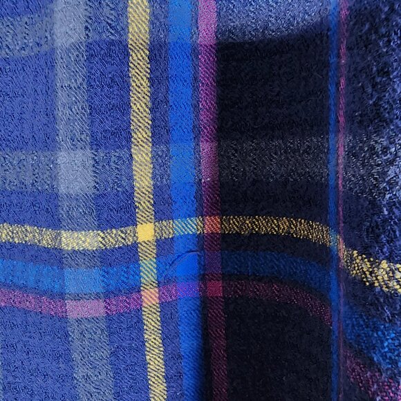 Torrid Purple Plaid Women's Flannel (Size 0) - Picture 5 of 5